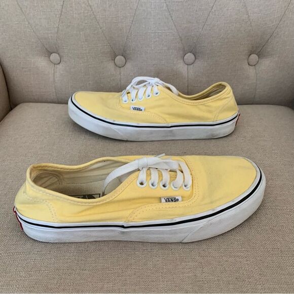 Vans Authentic Style Yellow Haze Shoes Unisex Women’s Size 8 Men’s Size 6.5 - Picture 6 of 8
